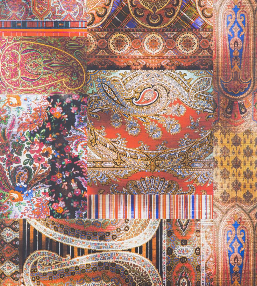 Lomond - Multi wallpaper | Bohemian Wallpapers | Mulberry Home