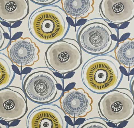 Batik - Indigo fabric | Java | Prestigious Textiles