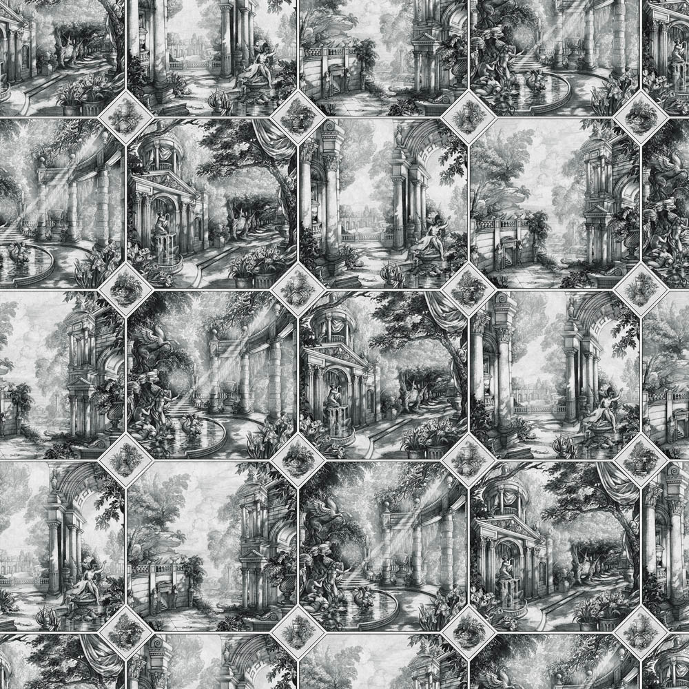Arcadia Ego - Ink and Bone fabric