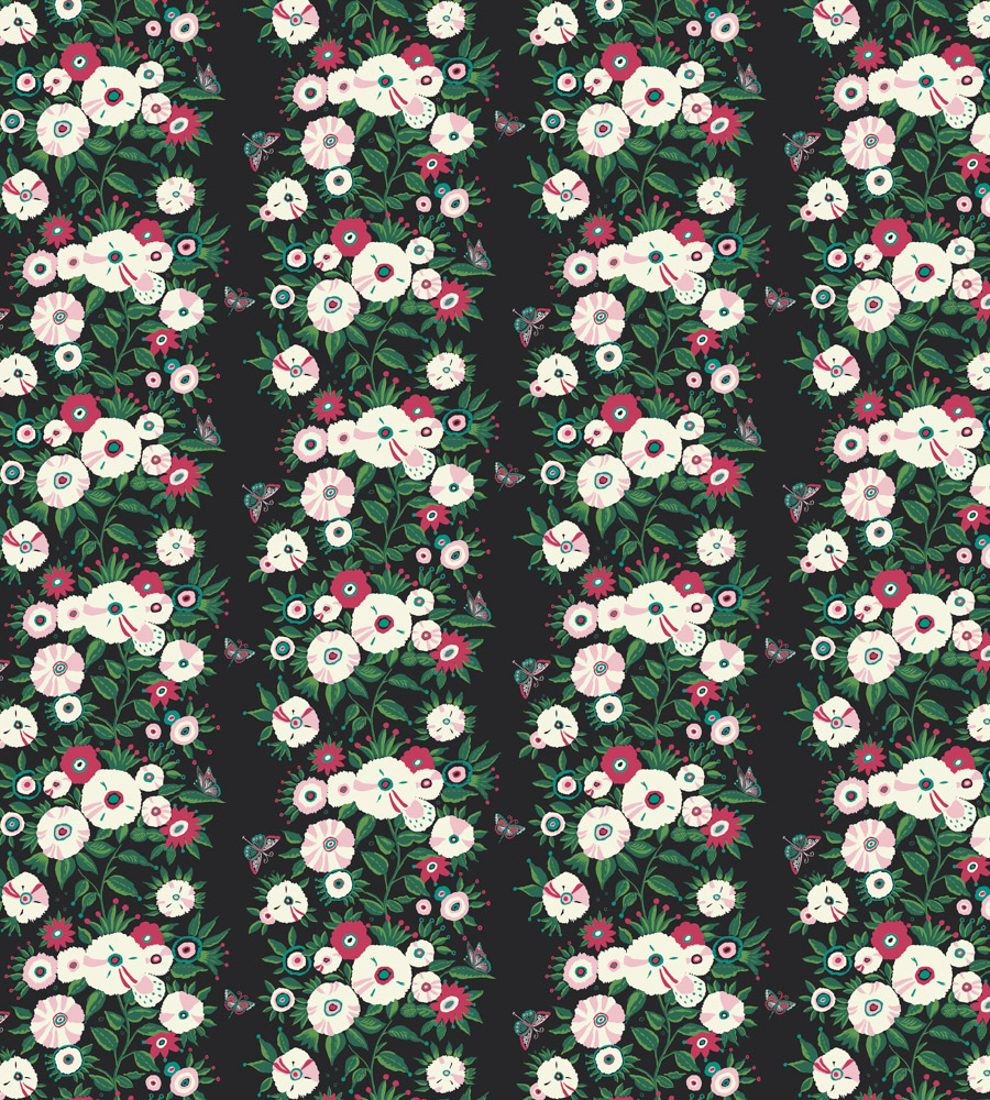 Bella - Ebony fabric