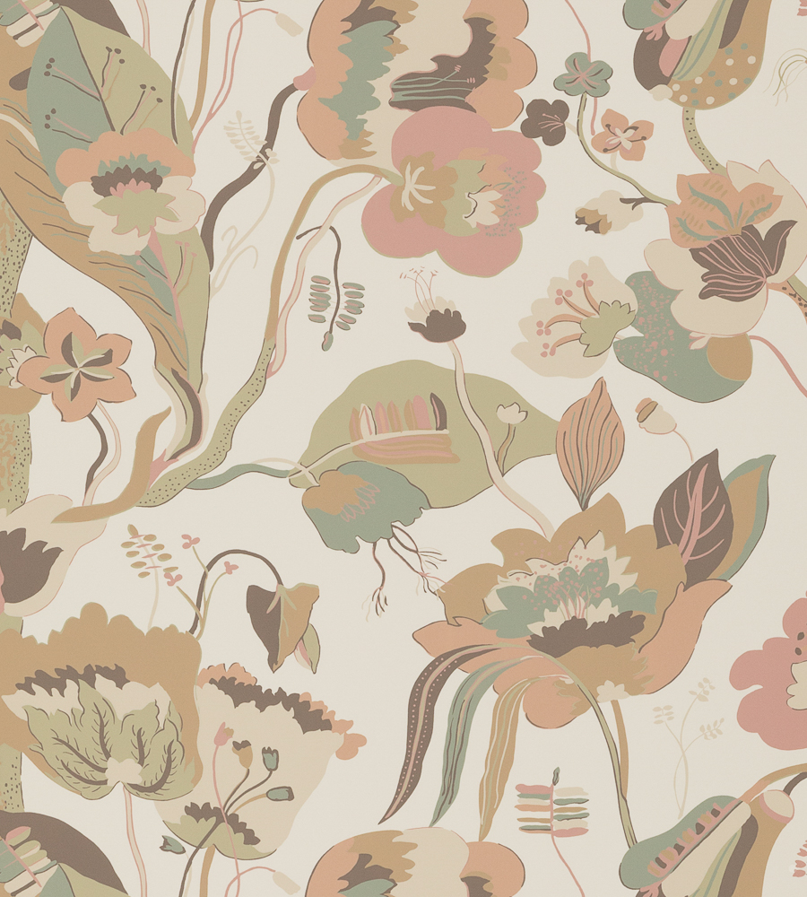 California Teal/Ochre wallpaper Signature Wallpapers GP & J Baker