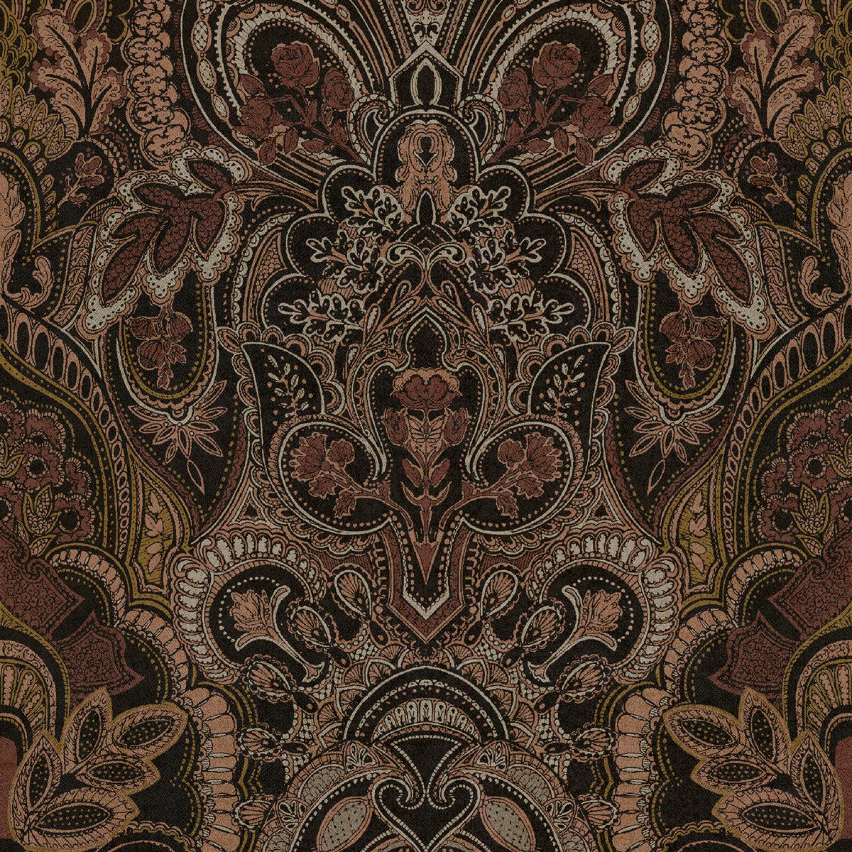 Damask Dangereuse - Pink Granite fabric