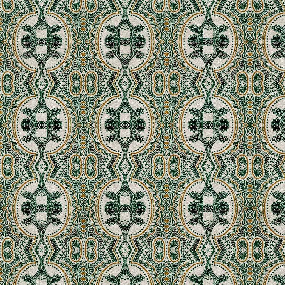 Dot Dangereuse - Gin Bottle Green fabric