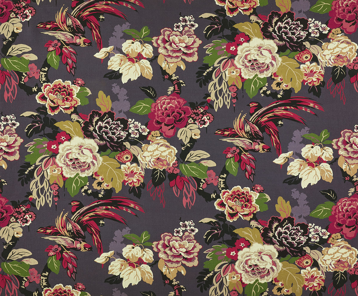 Natural Mocha Floral Print Mix Woven Top
