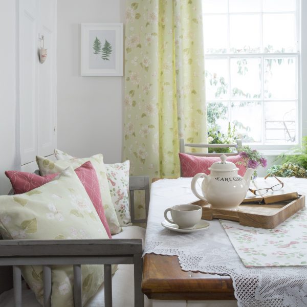 Hydrangea - Soft Green fabric