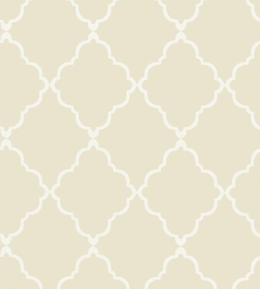 Klein Trellis Metallic Gold on Aqua wallpaper Seraphina Wallpaper