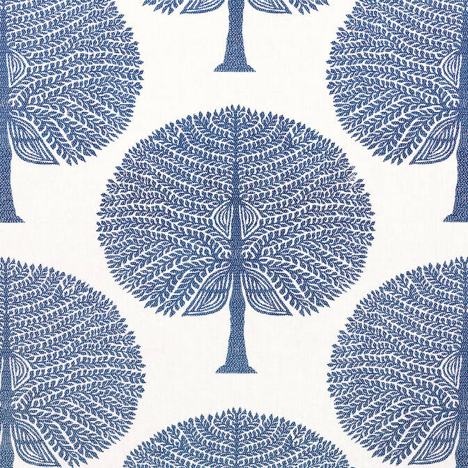 Mulberry Tree - Navy fabric