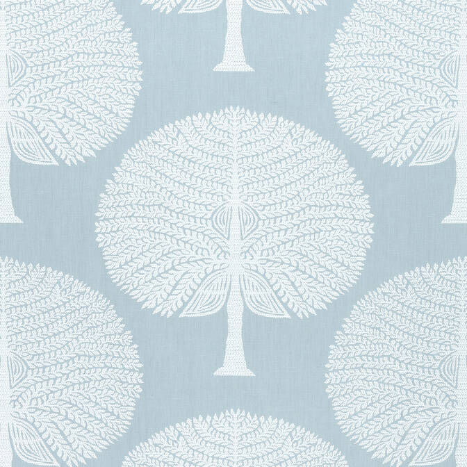 Mulberry Tree - Spa Blue fabric