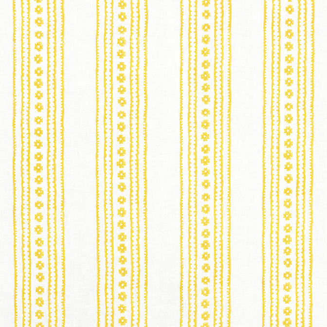 New Haven Stripe - Yellow fabric