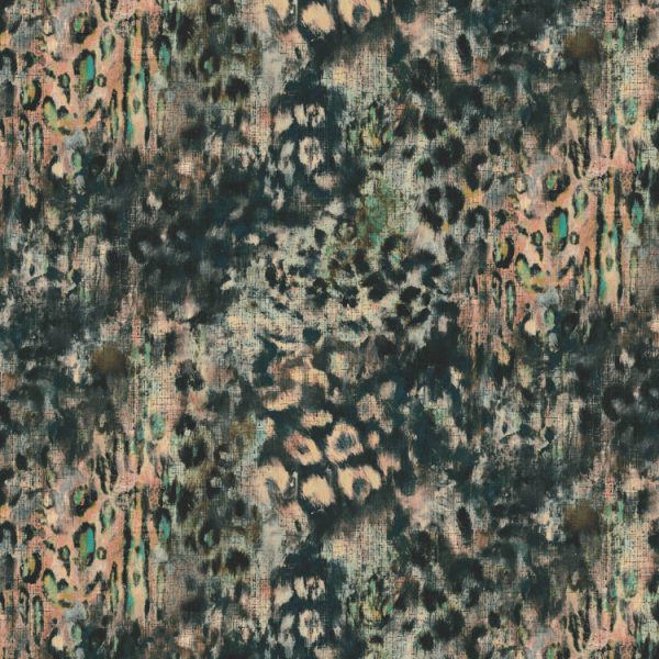 Persian Leopard - Moonlight fabric