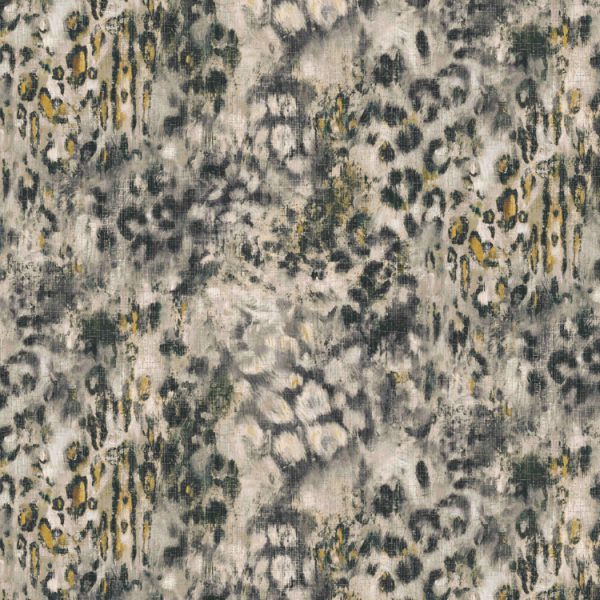 Persian Leopard - Smoke fabric