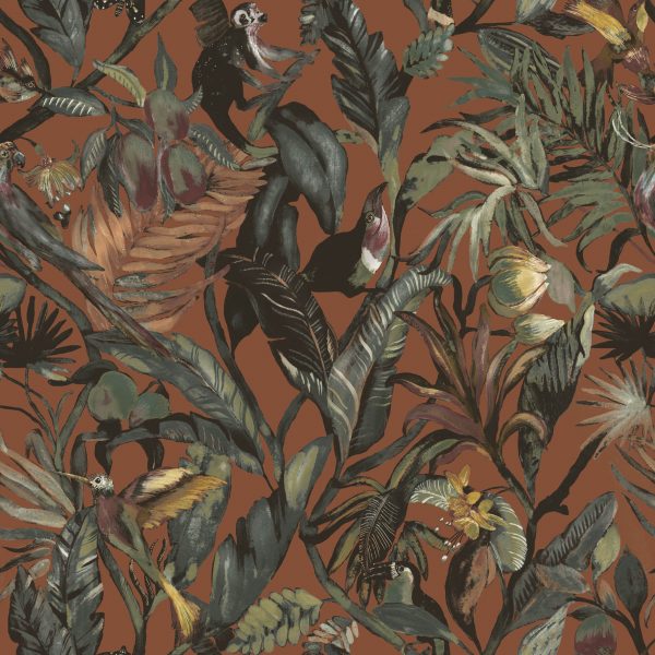 Sumatra - Amber fabric