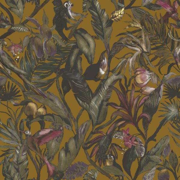 Sumatra - Golden fabric