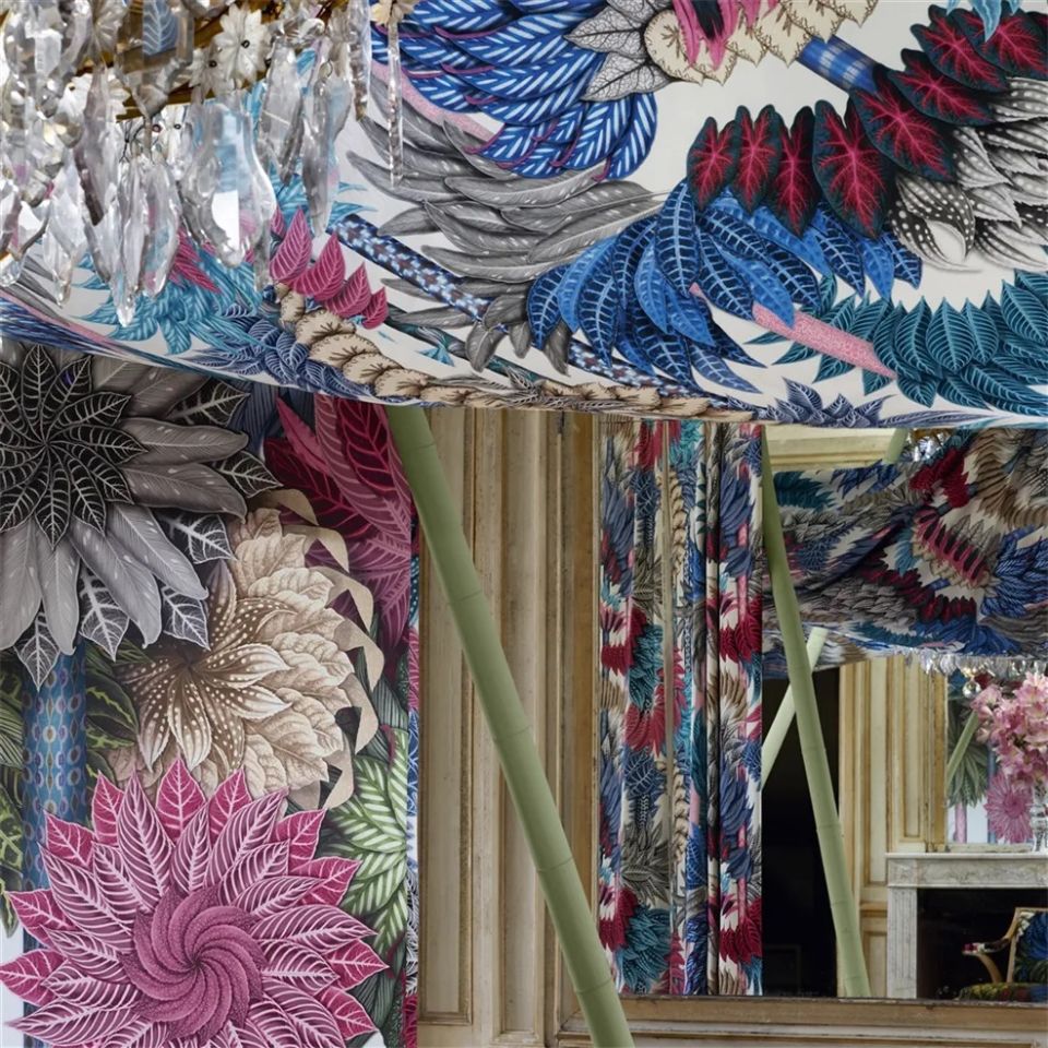 Belorizonte Azur fabric Stravaganza Fabrics Christian Lacroix