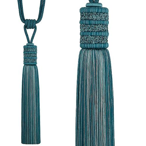 Opulent Tassel Tieback Teal Tiebacks