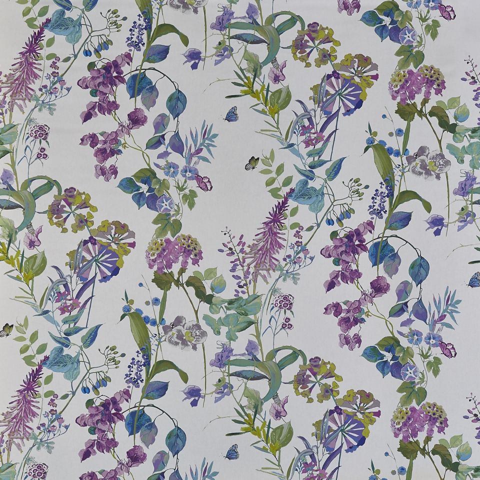 Bougainvillea Wisteria fabric Fragrance Prestigious Textiles