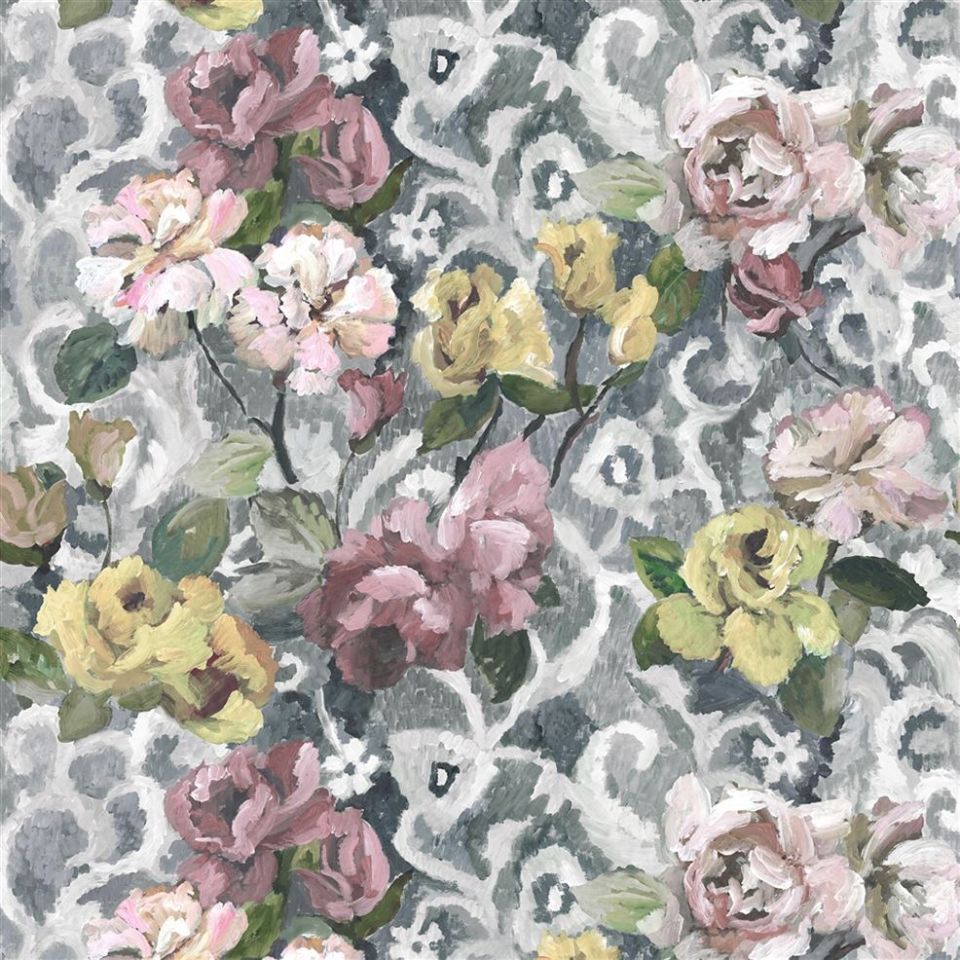 Tapestry Flower Platinum fabric Tapestry Flower Prints and Panels