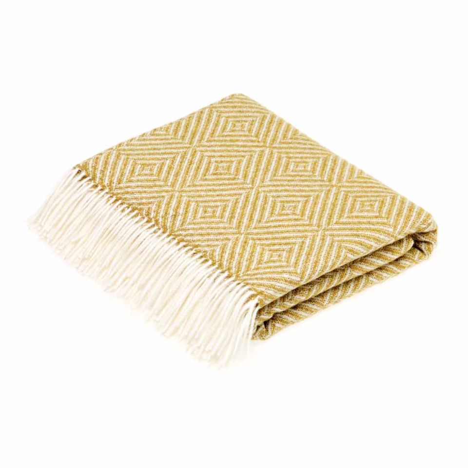 Vienna Gold Throw Bronte by Abraham Moon Throws