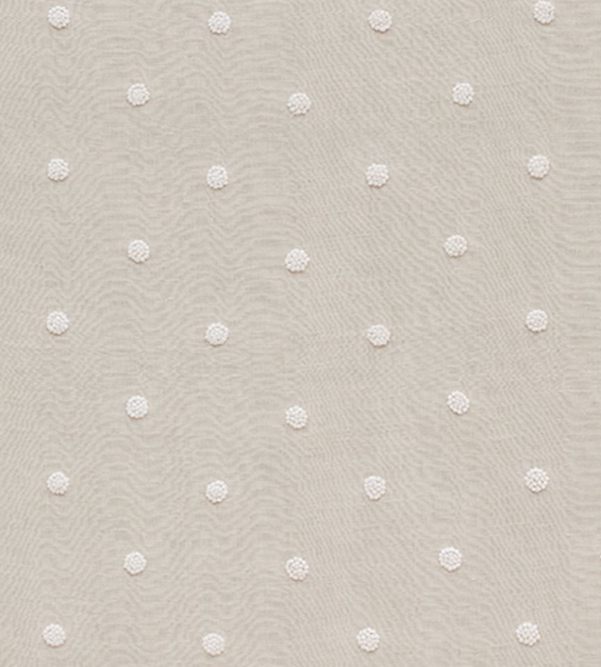 French Knot Embroidery Flax fabric Meridian Anna French