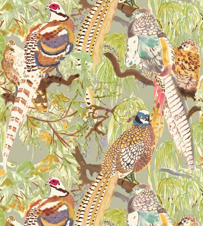 Game Birds Antique wallpaper Icons Wallpaper Mulberry Home