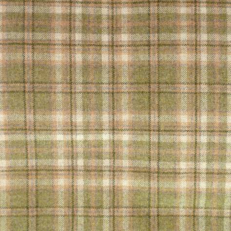 Harrogate Plaid - Natural / Green fabric