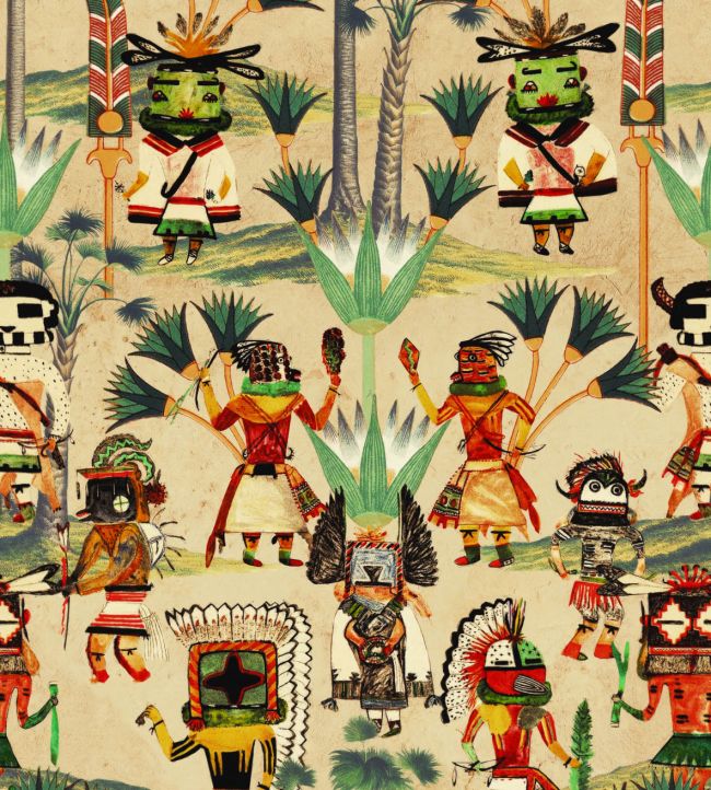 Hopi Spirit - Taupe wallpaper