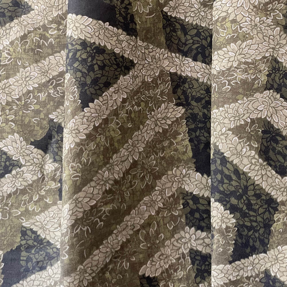 Labyrinth - Olive fabric