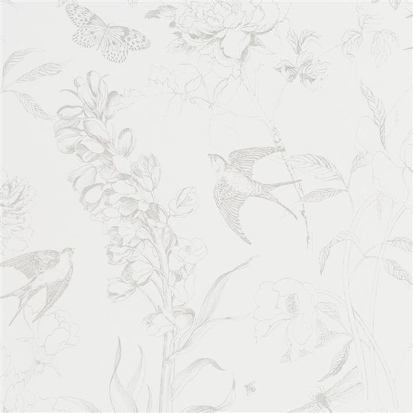 Sibylla - Birch wallpaper | Jardin des Plantes | Designers Guild